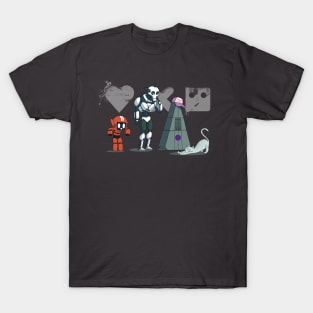 Love, death and robots - Three Robots T-Shirt